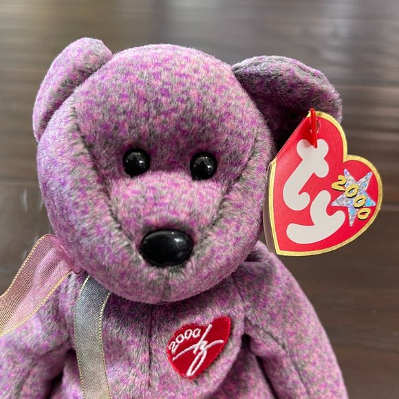 *Mint* Ty Beanie Baby, 2000 Signature Bear with Rare Tag - Picture 2 of 7